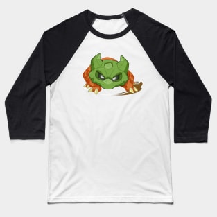 Masked Reptilian Baseball T-Shirt